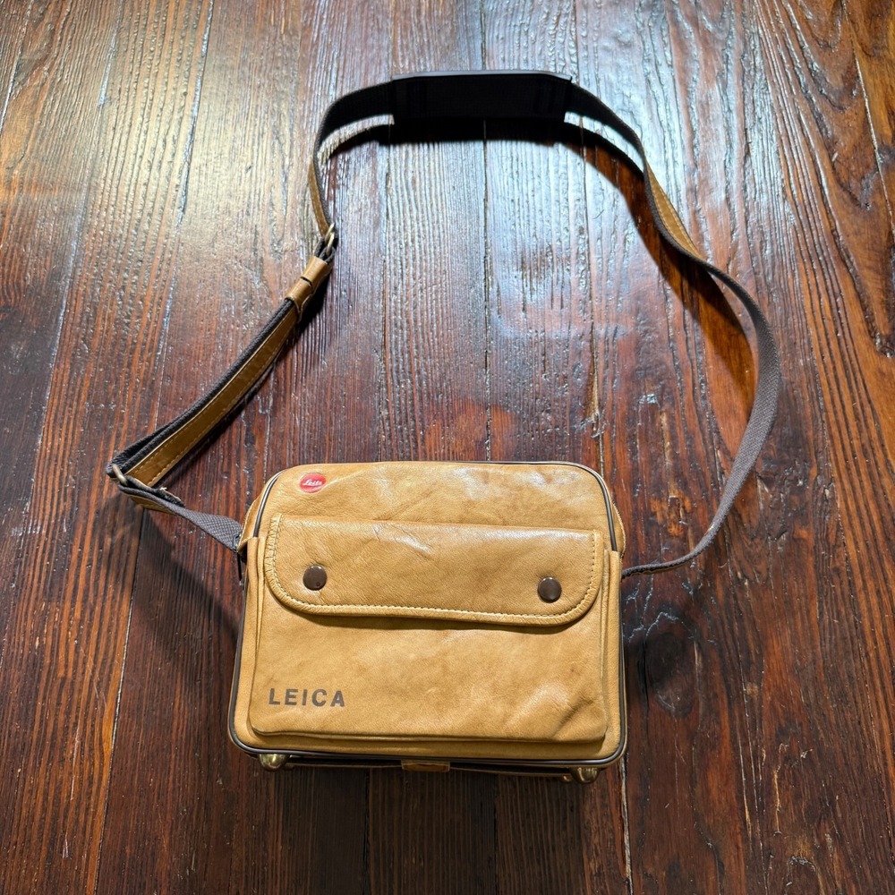 Leitz Leica Leather Combination Camera Lens Case - Leather - Made in Germany